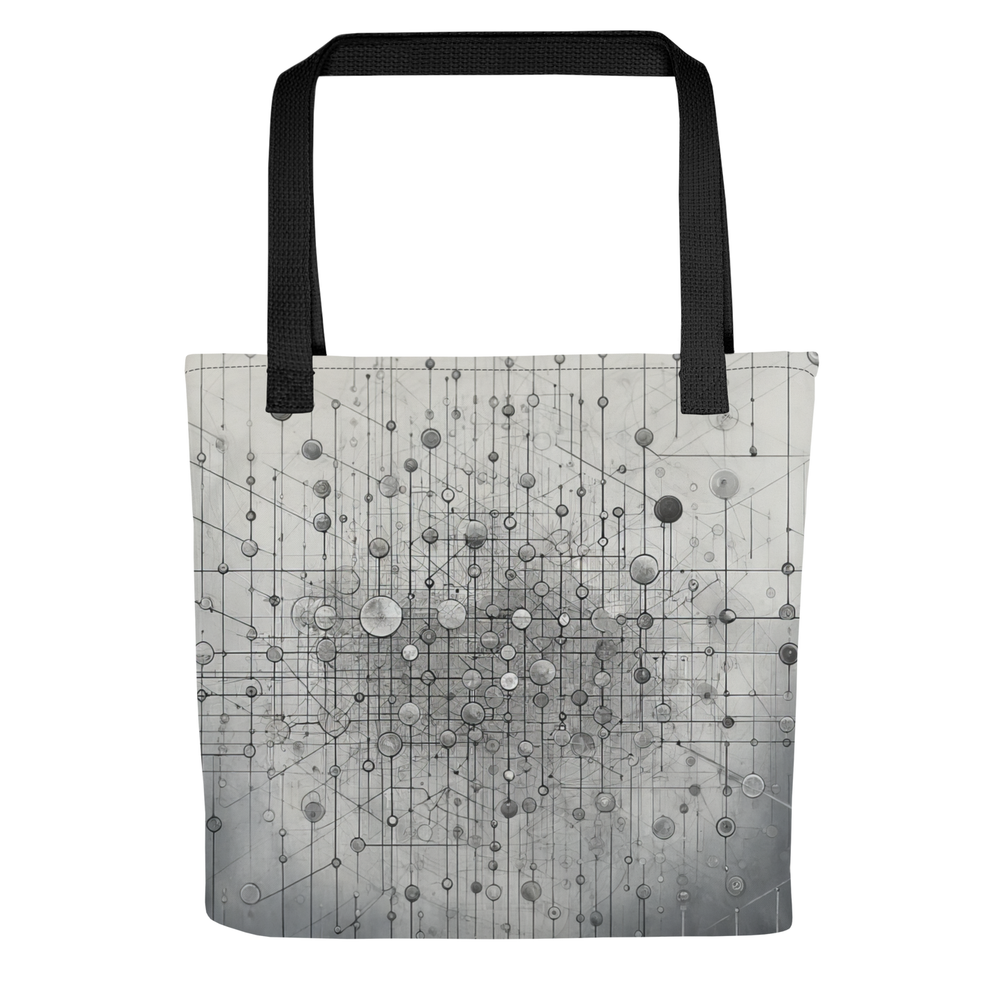 Abstract Art Tote Bag: Precision Network