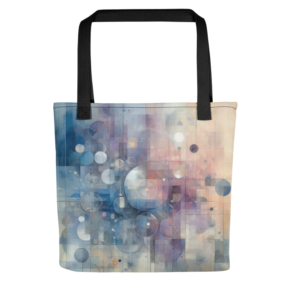 Abstract Art Tote Bag: Calculated Serenity