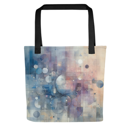 Abstract Art Tote Bag: Calculated Serenity