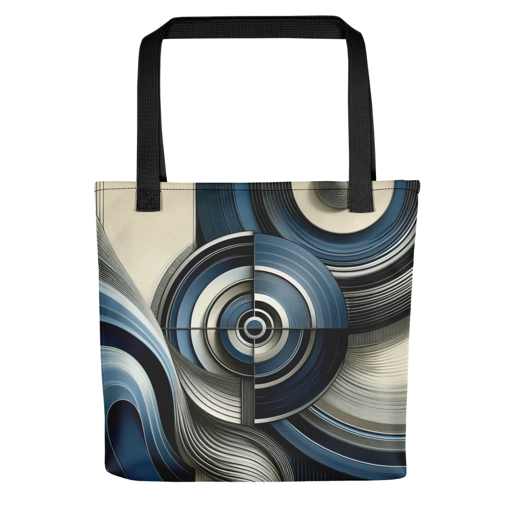 Abstract Art Tote Bag: Calculated Resonance