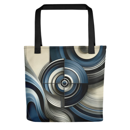 Abstract Art Tote Bag: Calculated Resonance