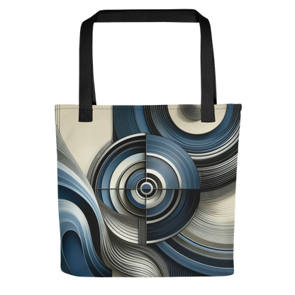 Abstract Art Tote Bag: Calculated Resonance