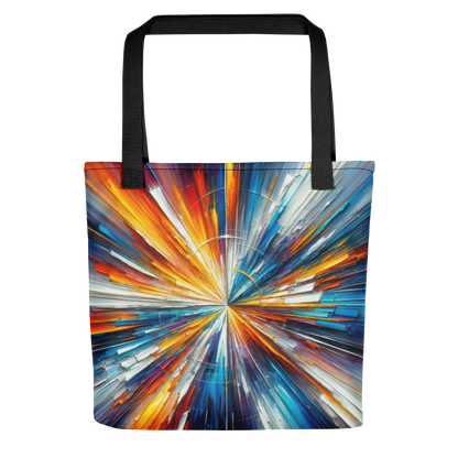 Abstract Art Tote Bag: Engaged Pulse