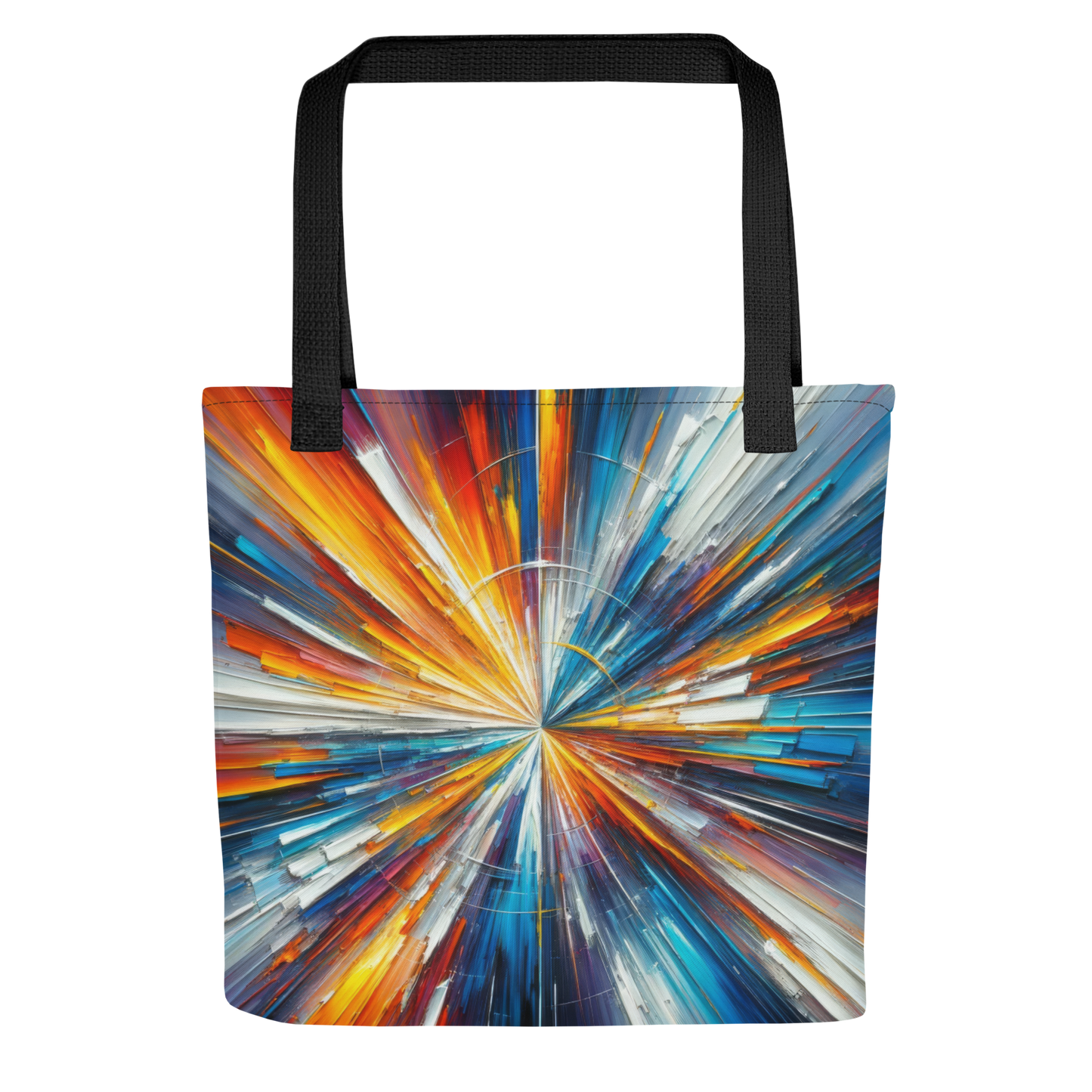 Abstract Art Tote Bag: Engaged Pulse