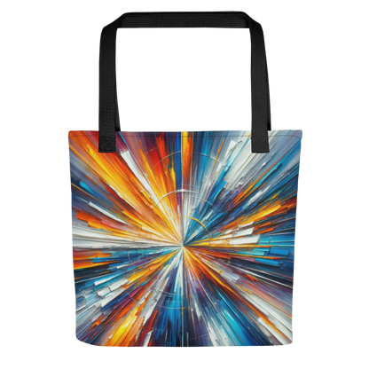 Abstract Art Tote Bag: Engaged Pulse