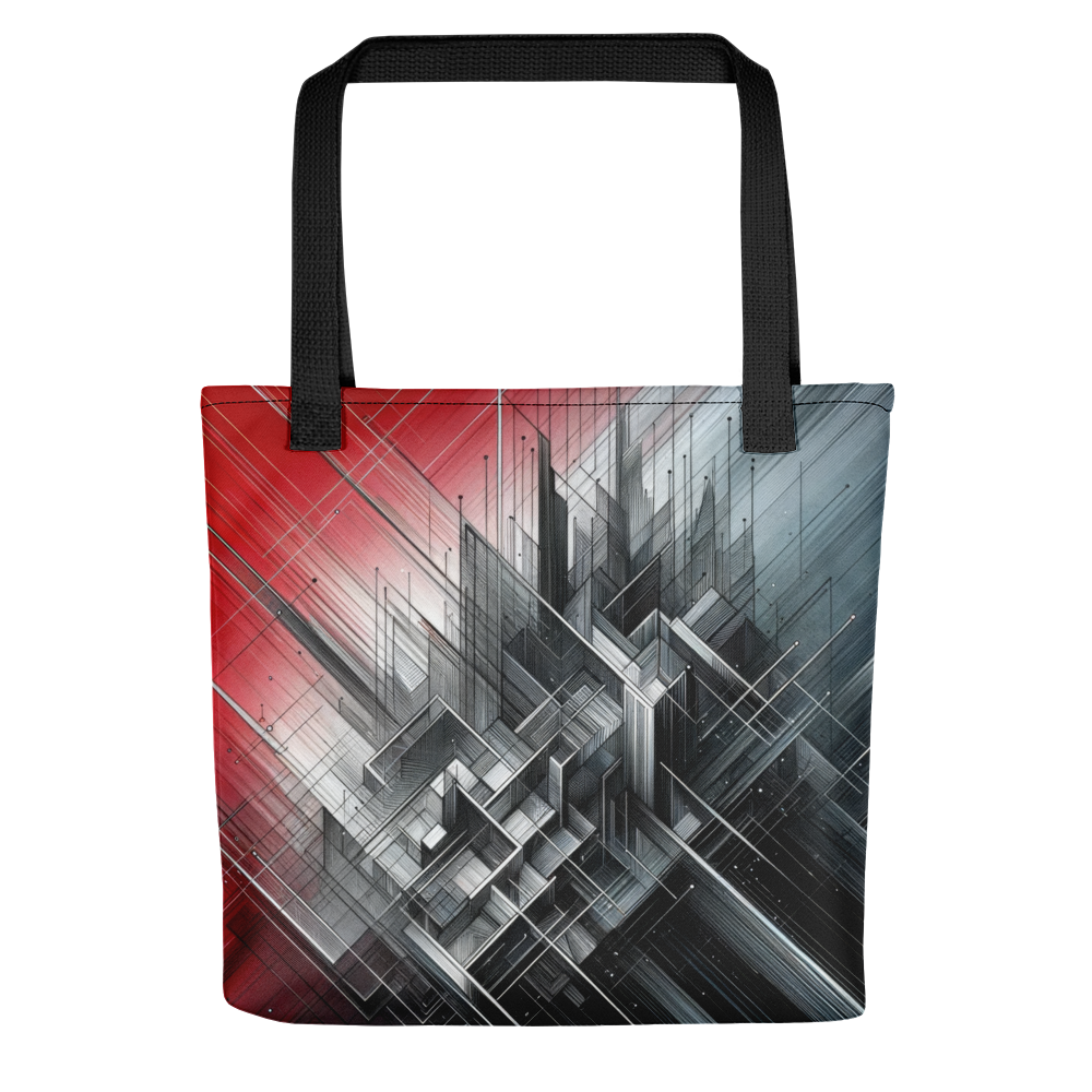 Abstract Art Tote Bag: Strategic Crescendo