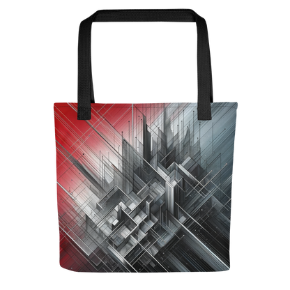 Abstract Art Tote Bag: Strategic Crescendo