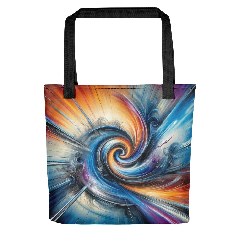 Abstract Art Tote Bag: Visionary Pulse