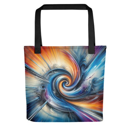 Abstract Art Tote Bag: Visionary Pulse