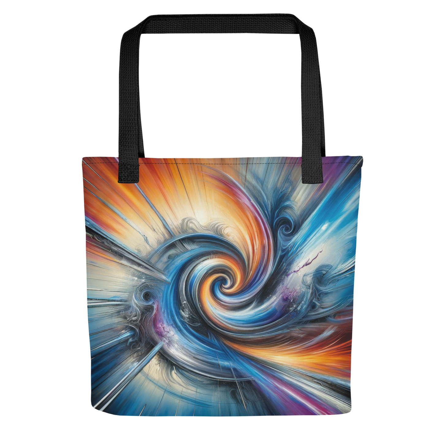 Abstract Art Tote Bag: Visionary Pulse