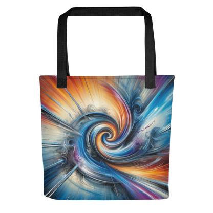 Abstract Art Tote Bag: Visionary Pulse