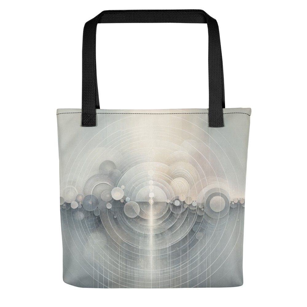 Abstract Art Tote Bag: Reflective Echoes