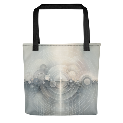 Abstract Art Tote Bag: Reflective Echoes