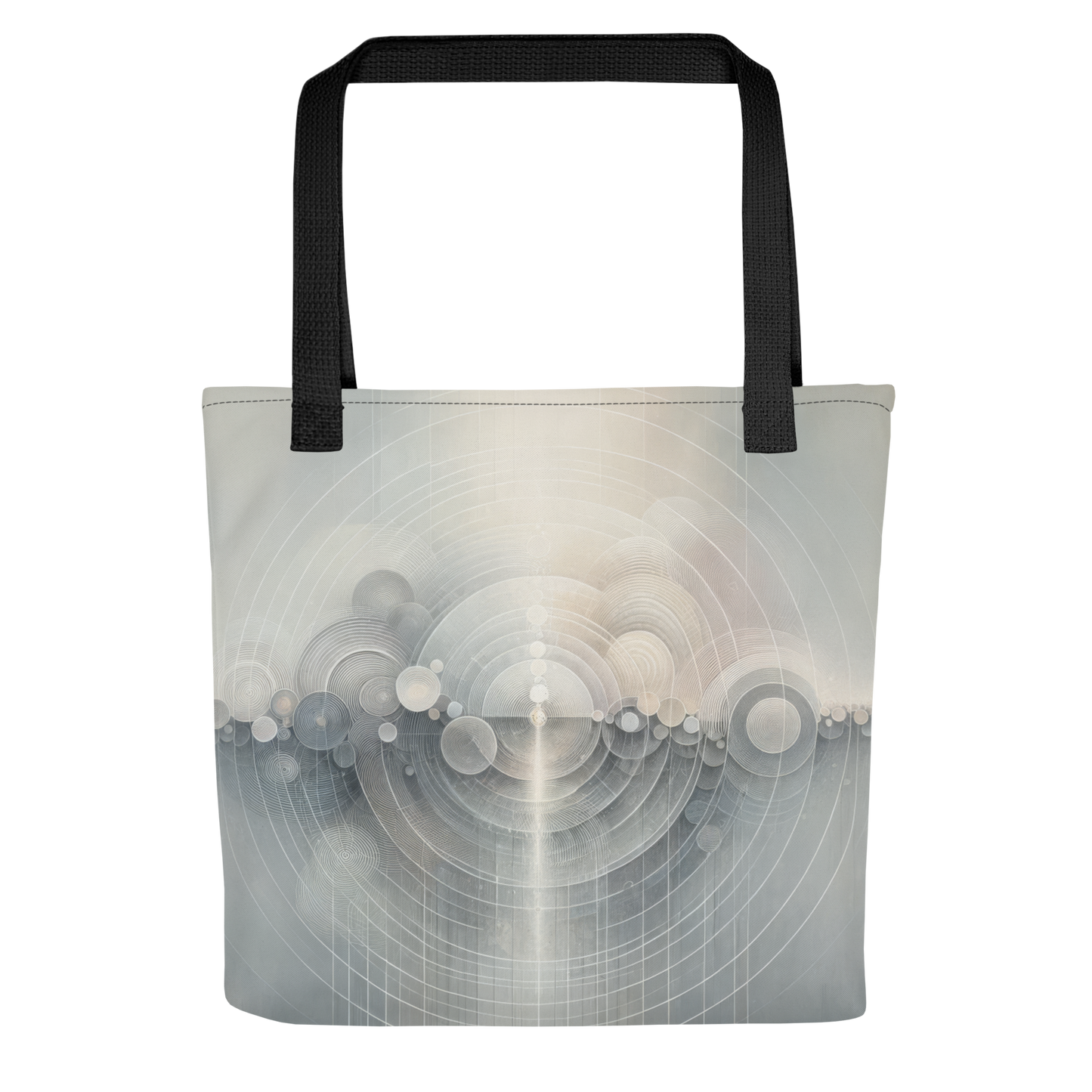 Abstract Art Tote Bag: Reflective Echoes