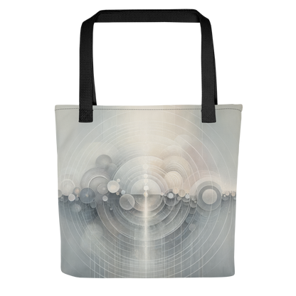 Abstract Art Tote Bag: Reflective Echoes