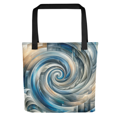 Abstract Art Tote Bag: Equilibrium Nexus