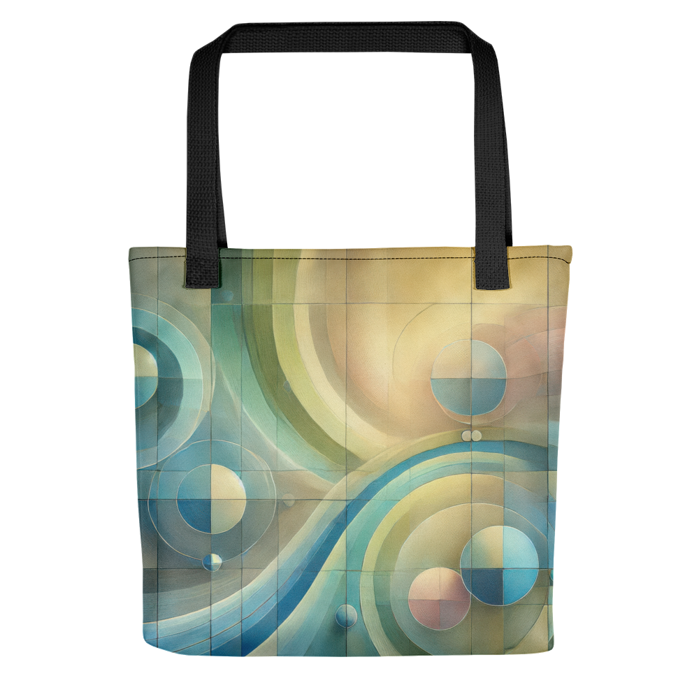 Abstract Art Tote Bag: Poised Equilibrium