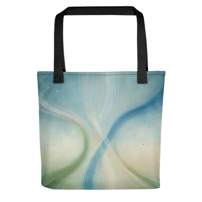 Abstract Art Tote Bag: Serene Equilibrium