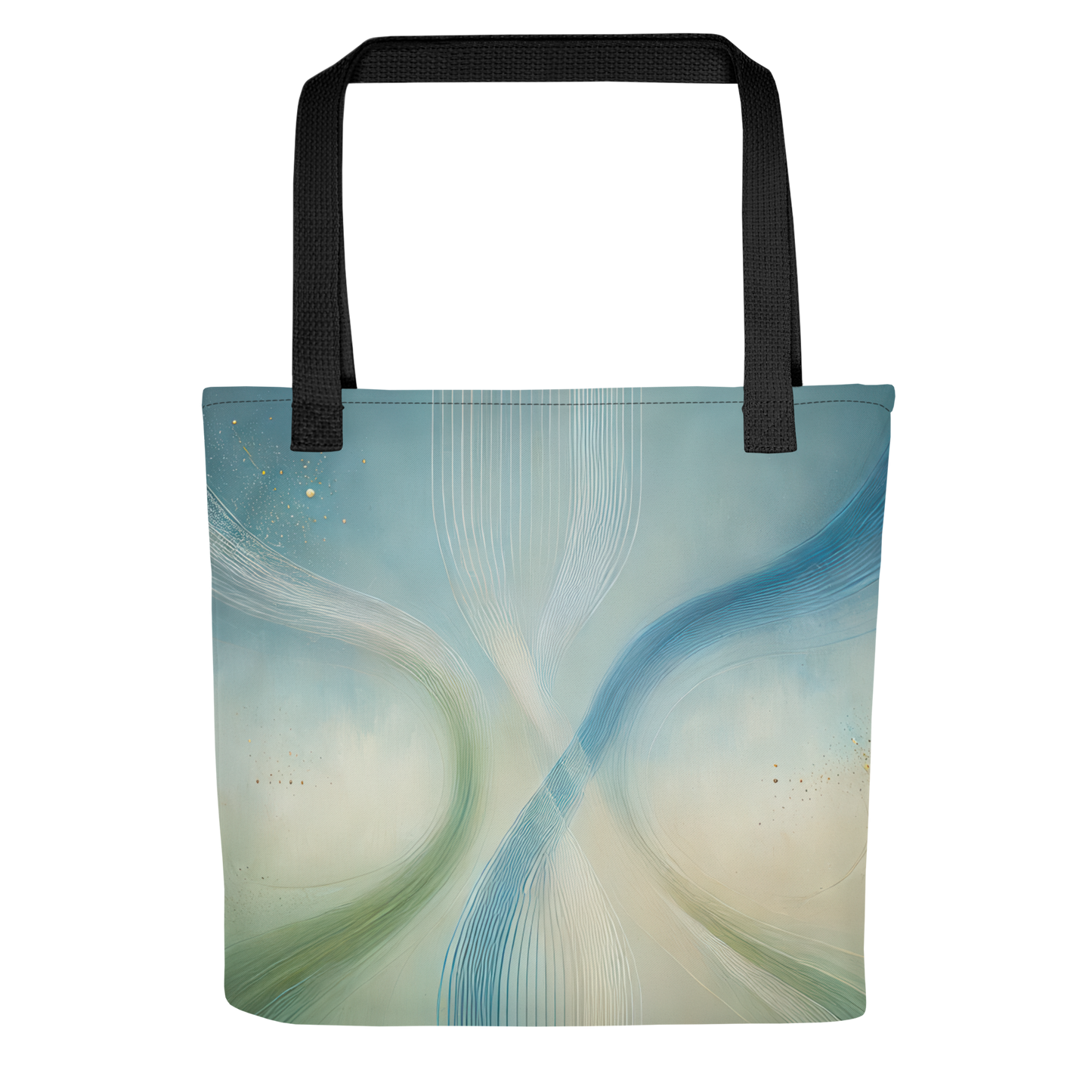 Abstract Art Tote Bag: Serene Equilibrium