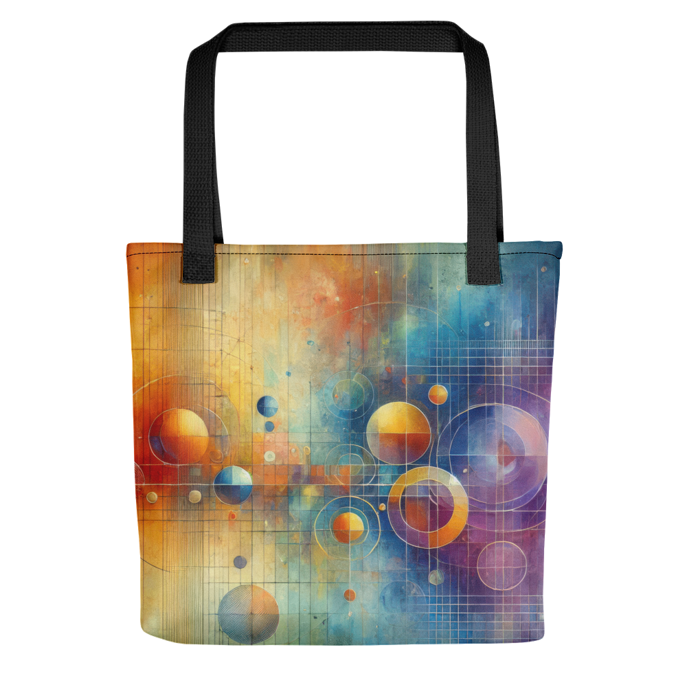 Abstract Art Tote Bag: Equilibrium Spectrum