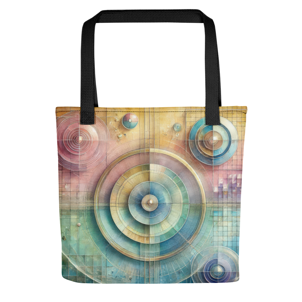 Abstract Art Tote Bag: Harmonic Equilibrium