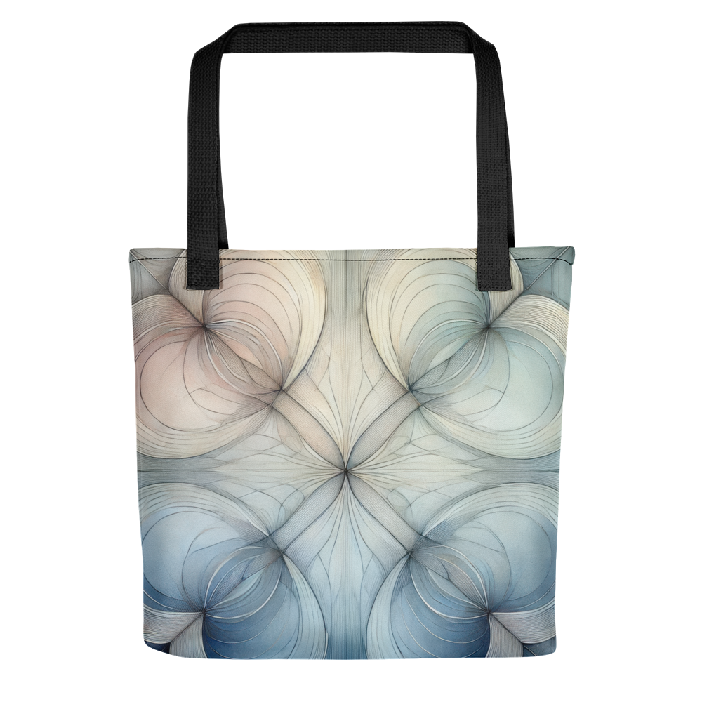 Abstract Art Tote Bag: Poised Serenity