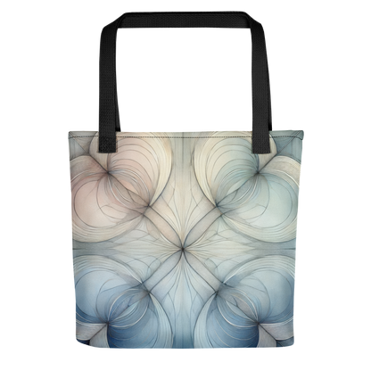 Abstract Art Tote Bag: Poised Serenity