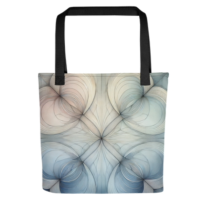 Abstract Art Tote Bag: Poised Serenity