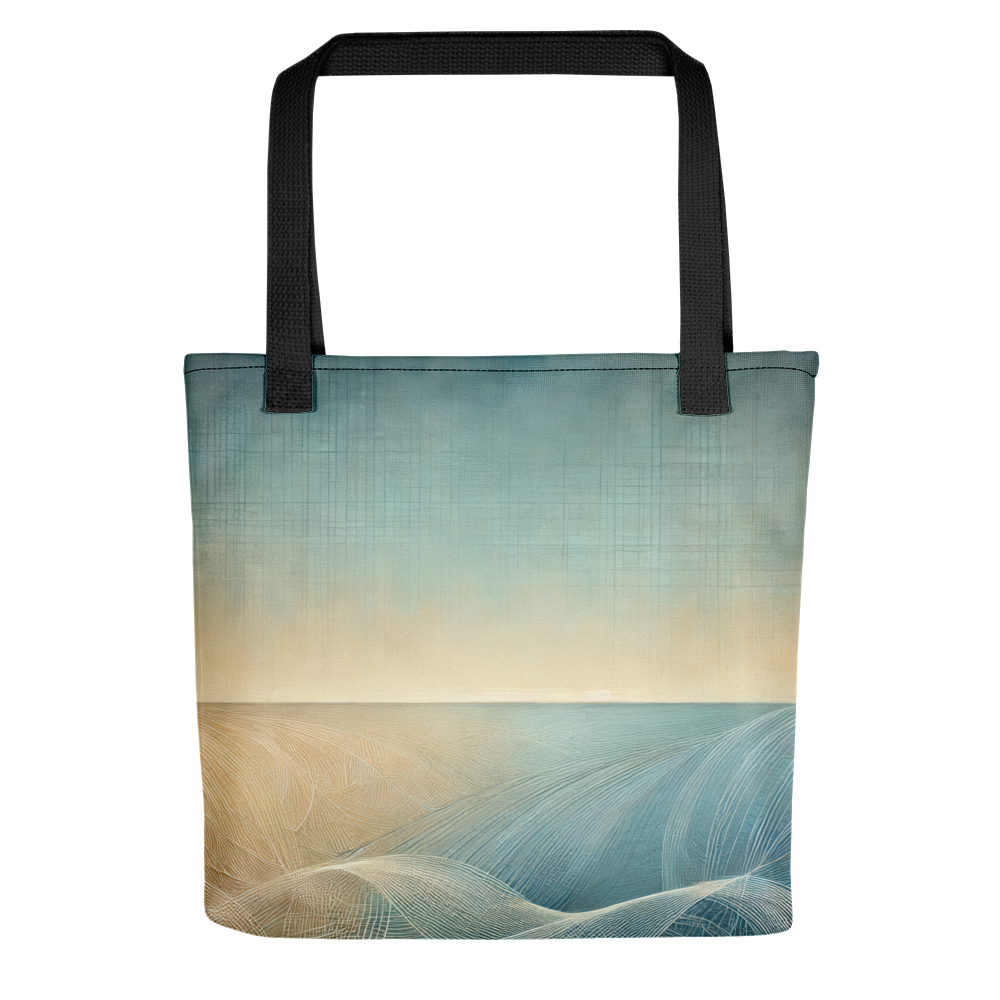 Abstract Art Tote Bag: Calm Horizons