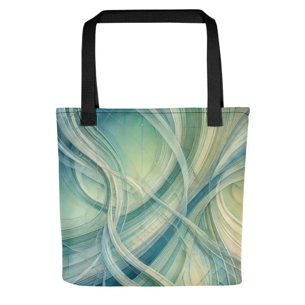 Abstract Art Tote Bag: Balanced Reflections