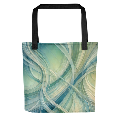 Abstract Art Tote Bag: Balanced Reflections