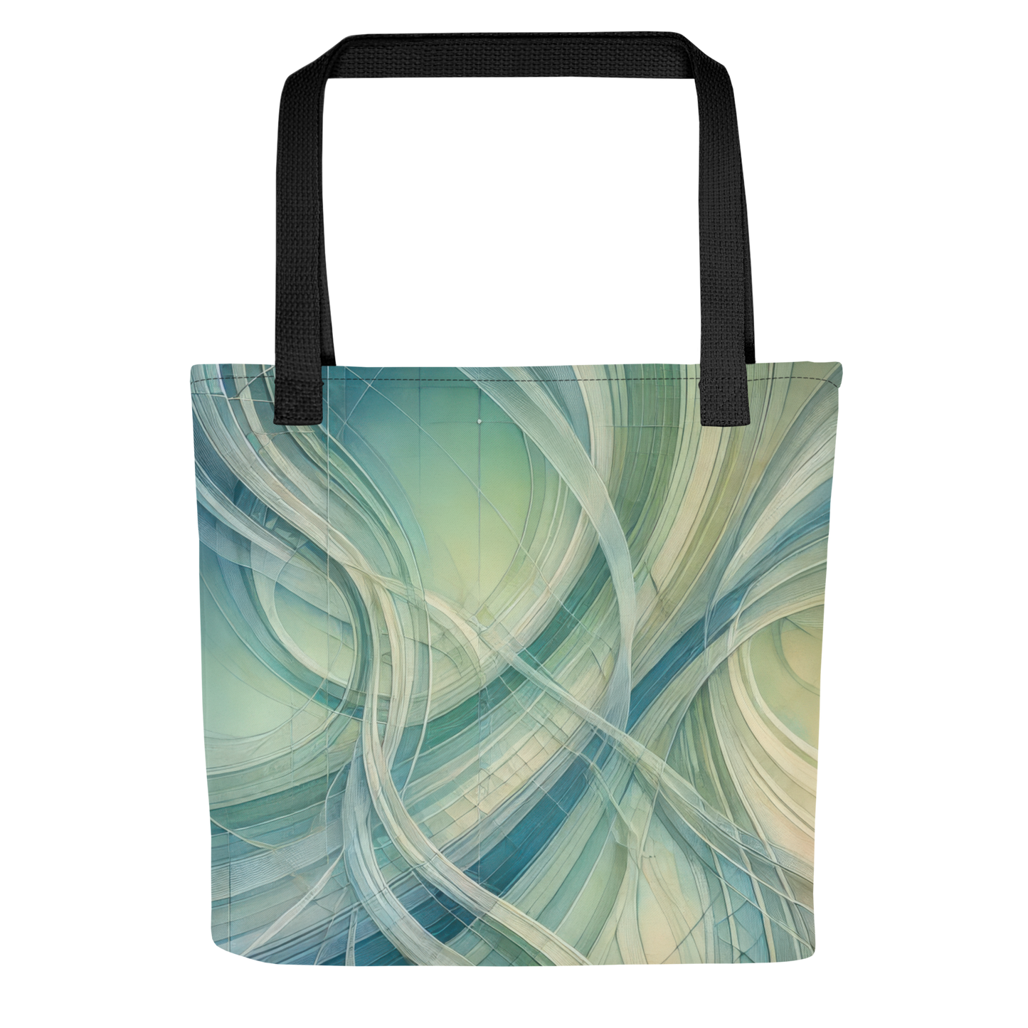 Abstract Art Tote Bag: Balanced Reflections