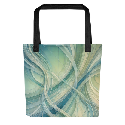 Abstract Art Tote Bag: Balanced Reflections