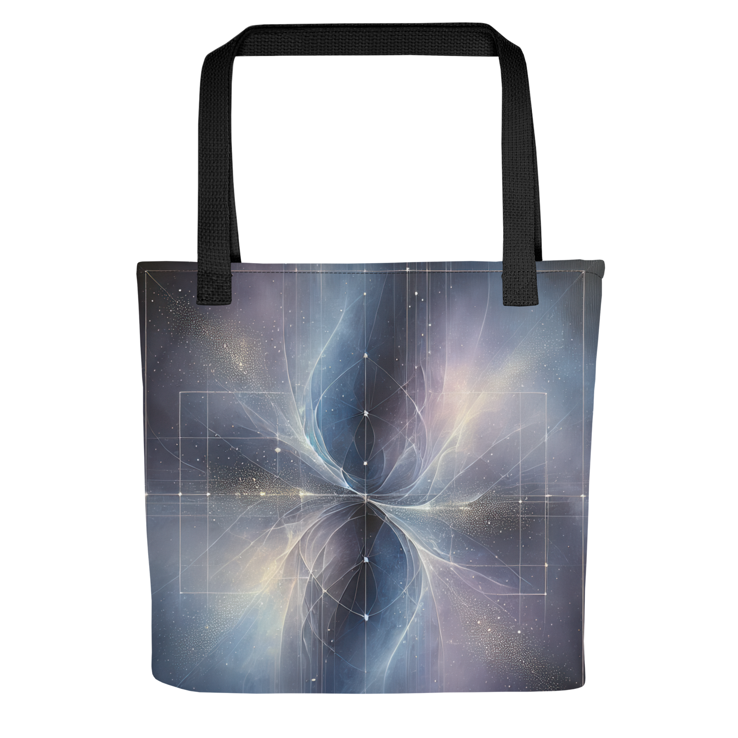 Abstract Art Tote Bag: Celestial Reflections