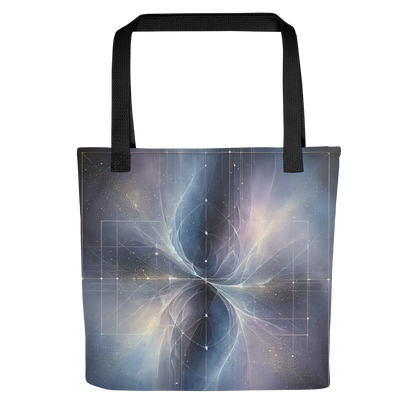 Abstract Art Tote Bag: Celestial Reflections