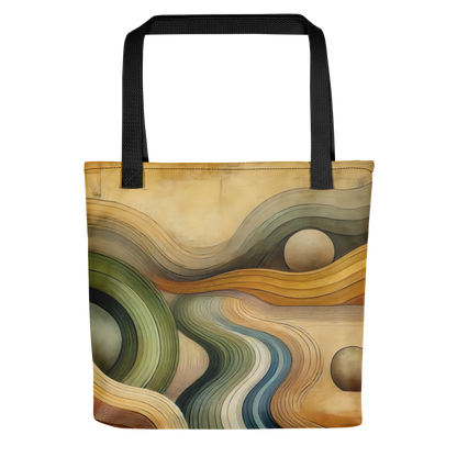 Abstract Art Tote Bag: Harmonious Flow