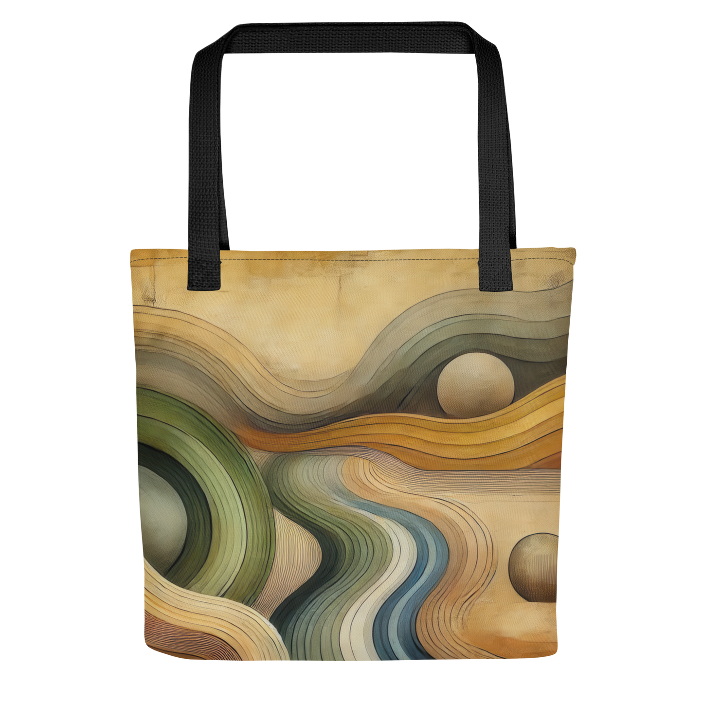 Abstract Art Tote Bag: Harmonious Flow