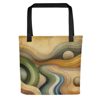 Abstract Art Tote Bag: Harmonious Flow