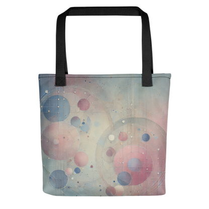 Abstract Art Tote Bag: Serene Echoes