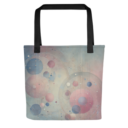 Abstract Art Tote Bag: Serene Echoes