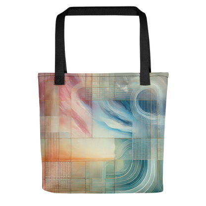 Abstract Art Tote Bag: Poised Harmony