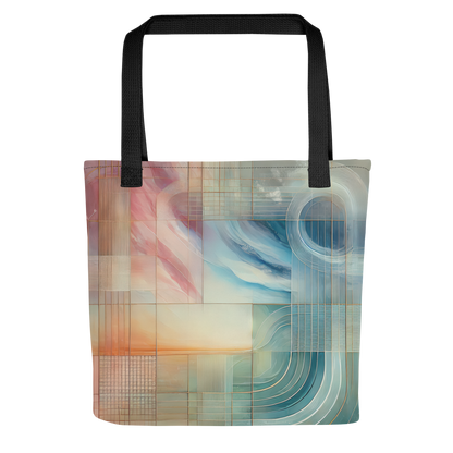 Abstract Art Tote Bag: Poised Harmony