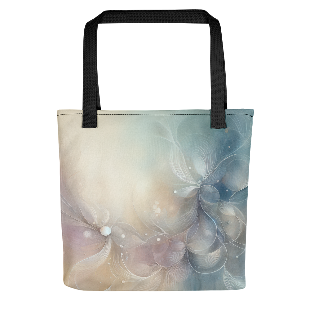 Abstract Art Tote Bag: Whispers of Tranquility