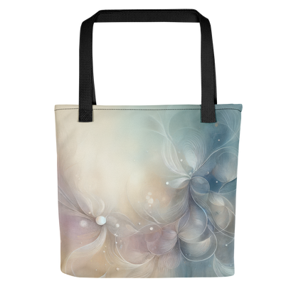 Abstract Art Tote Bag: Whispers of Tranquility