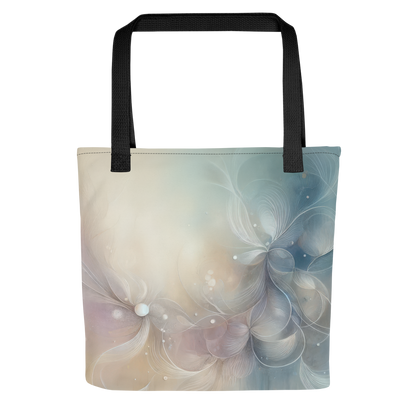 Abstract Art Tote Bag: Whispers of Tranquility