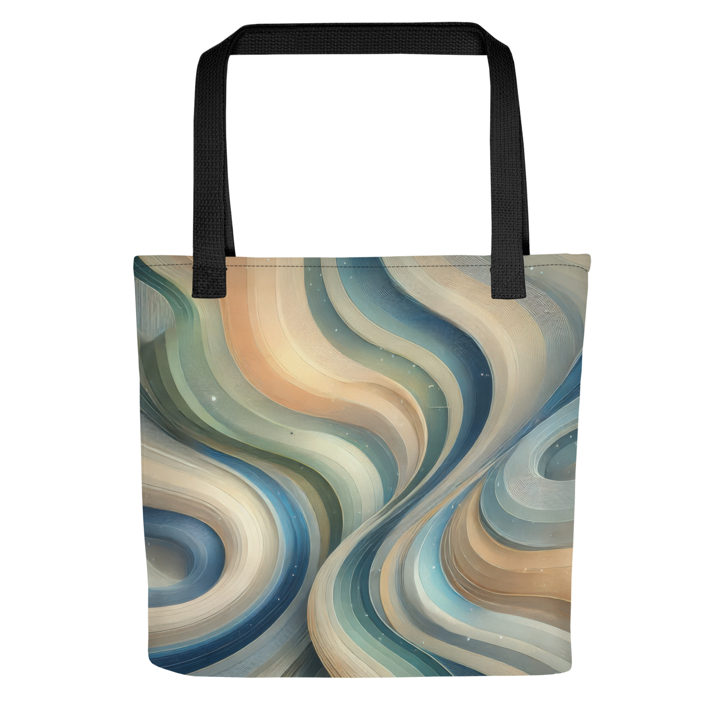 Abstract Art Tote Bag: Harmonized Flow