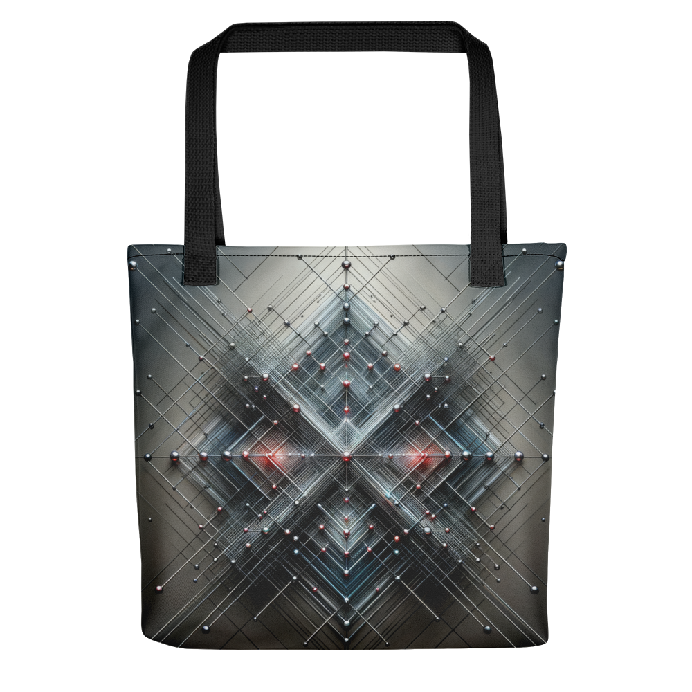 Abstract Art Tote Bag: Balanced Nexus