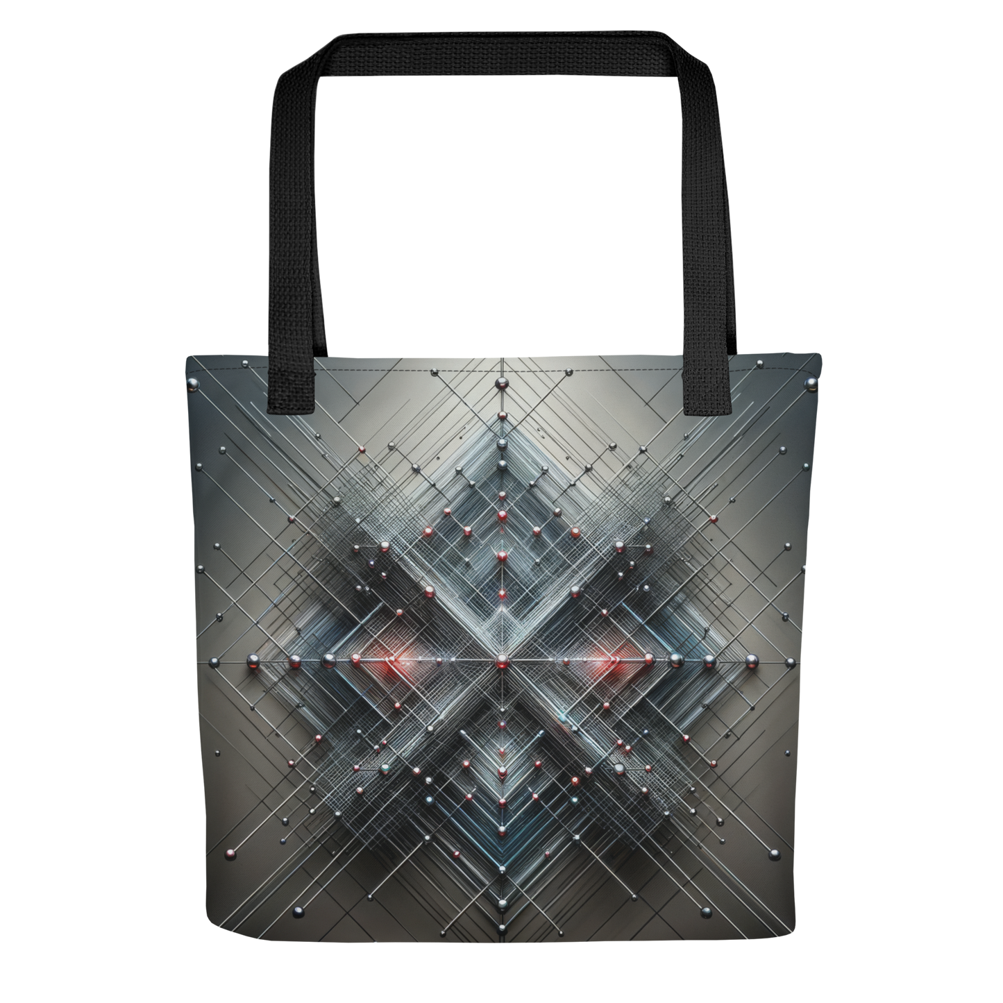 Abstract Art Tote Bag: Balanced Nexus