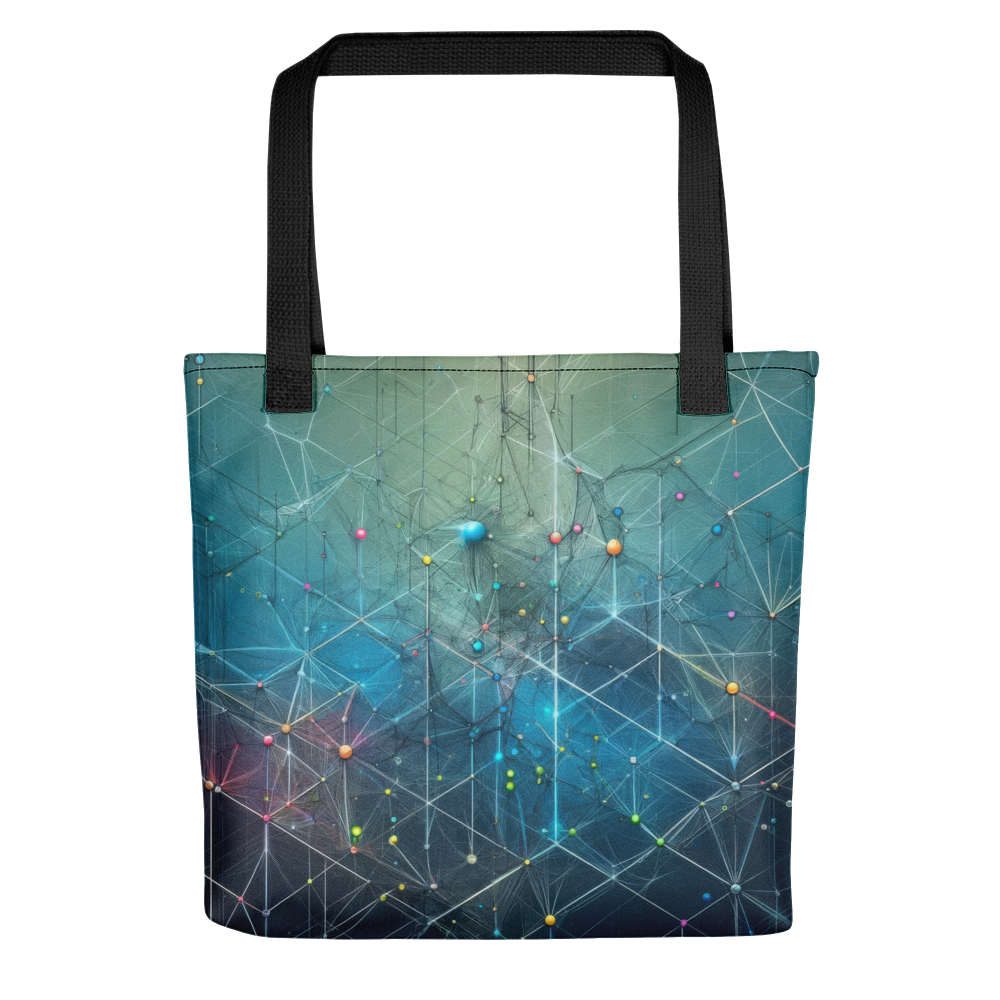 Abstract Art Tote Bag: Precision Constellations