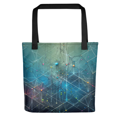 Abstract Art Tote Bag: Precision Constellations